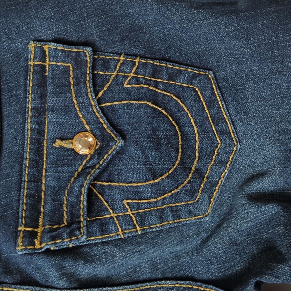 True Religion Rhinestone Jeans - Picture 7 of 16